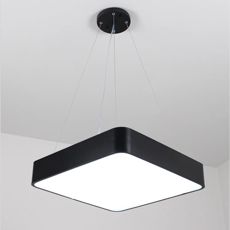 40W 60W 80W 100W ceiling hanging recessed zhongshan factory custom made aluminum iron acrylic led panel light