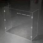 Clear Acrylic Acrylic Custom Collapsible Keep Distance Protective Panels Shield Protection Clear Acrylic Plexiglass