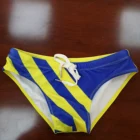 Hot sexy custom printed triangle mens swimwear 2019