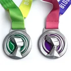 Custom Sports Martial Arts Medals Cheap Silver Golden Medal Blank Metal