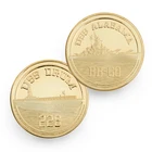 Custom Gold Silver Plated Year of China Chinese Lucky Rat Metal Coin
