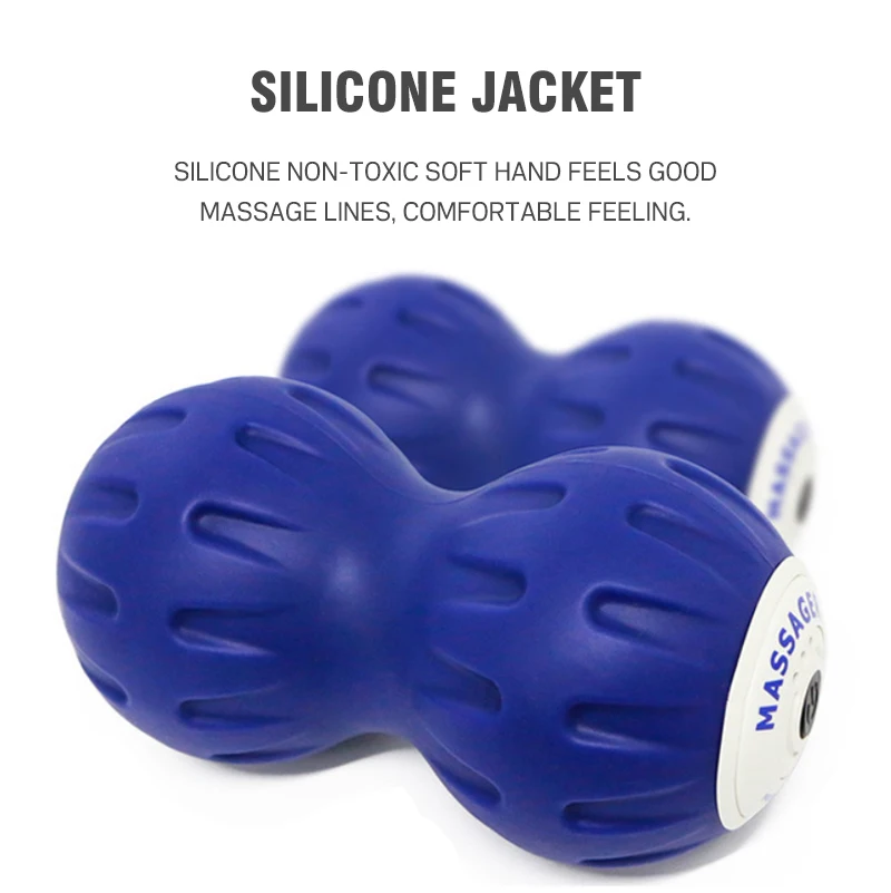 Wholesale Fitness Electric Peanut Ball Vibration Peanut Massage Ball Muscle Fascia Ball Muscle Relaxer