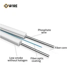 Optic Fiber Cable Fibre Optic Indoor Wooden Drum 1km Optic Fiber Cable Multi Core Lszh Jacket Gtth Fiber Cable