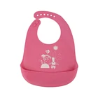 Wholesale custom high quality sublimation infant feeding apron organic drool waterproof silicone baby bibs