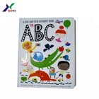 Print english learning book for kids coloring board book children book