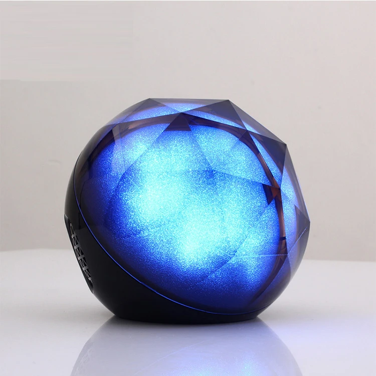 New BT Wireless Parlantes RGB Led Color Ball Night Light Diamond Bluetooth Speaker - ANKUX.COM