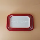 Square Dinner Plates 100% Melamine Canteen Used Square Dinner Plates