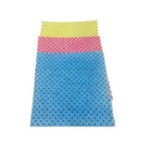 Spunlace power wipes abrasive easy clean scrub cloth nonwoven cloth with dots