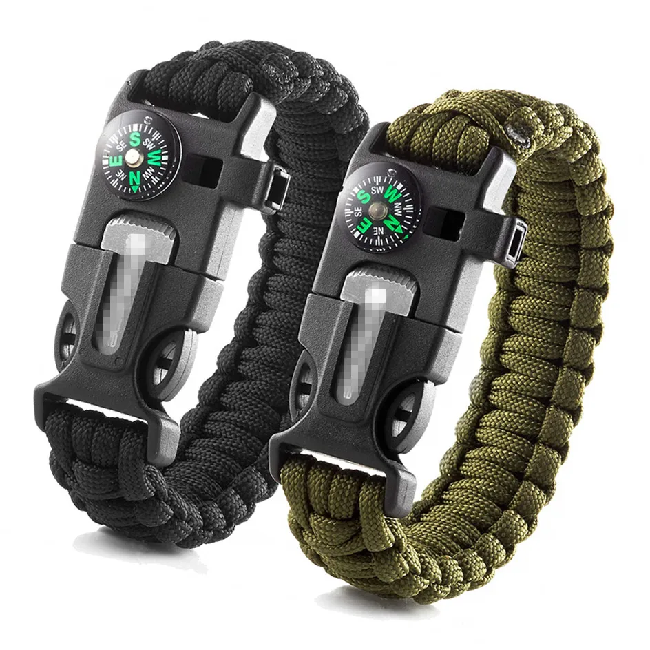 paracord survival bracelet buckles