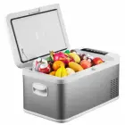 MK18 Alpicool 18L 12V 24V portable compressor car refrigerators mini fridge freezer battery powered cooler box AC DC