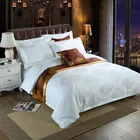 luxury jacquard hotel bedding set Cotton 100% custom wholesale