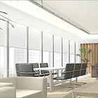 Electric automatic motorized window color glue roller blinds for office hot selling smart roller blinds