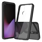 Crystal Clear Slim Shockproof Crystal Clear Transparent TPU Acrylic Phone Case For Google Pixel 5