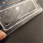 Rectangle Cover Glass Factory' S Transparent Rectangle Inside Glass Pressed Glass Cover Or Dome For Lighting