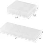 Wholesale Removable Transparent Pill Organizer 10 Compartments Travel Plastic Pill Box