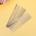 Pet Hair Comb Rotatable Pins Easy To Use Slip Proof Stainless Steel Best Dog Comb Tool For Grooming Your Dogs