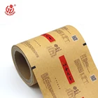 Laminating kraft paper packing material custom printing roll film for tea bags packaging
