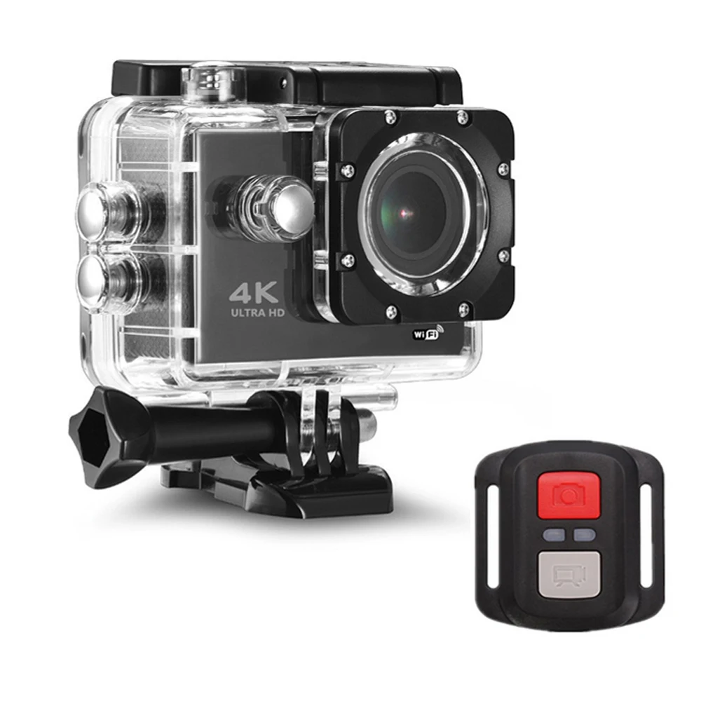 アクションカメラ 4 18K 無線 Lan リモートコントロールスポーツビデオカメラ 1080 1080p 防水スポーツカメラ