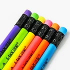 Wood Hb Pencils Woodwood 7' Soft Wood Triangle Hot Sale Eco-friendly Neon 6 Colored HB Pencils With Eraser