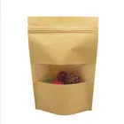 Wholesale food packaging kraft paper stand up pouch tea bags manufacturers