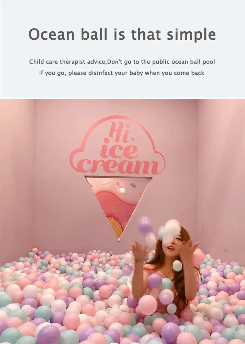 product low price commercial sports kids baby indoor wholesale ocean soft play foam bulk white clear 5000 pit plastic pool toy balls-3