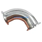 Stainless Steel Pipe Elbow Polished Sanitary 304 Stainless Steel Pipe Elbow 90 Degree