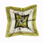 2019 New Arrival poly satin Horizontal Stripes Leisure Style hand bag Scarf