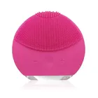 QULU 2019 Waterproof Face Makeup Brush Blackhead Remover Face Wash Exfoliating Cleaning Custom Sonic Silicone Facial Brush
