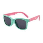 2019 new design custom glasses Square shape flexible baby kids safety sunglasses