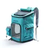 Pet Supplies High Quality Backpack Carry Portable Oxford Grid Pet Bag Travel Laundry