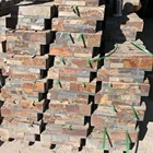 Natural Stone Natural Rusty Slate Ledge Stone Stacked Wall Cladding