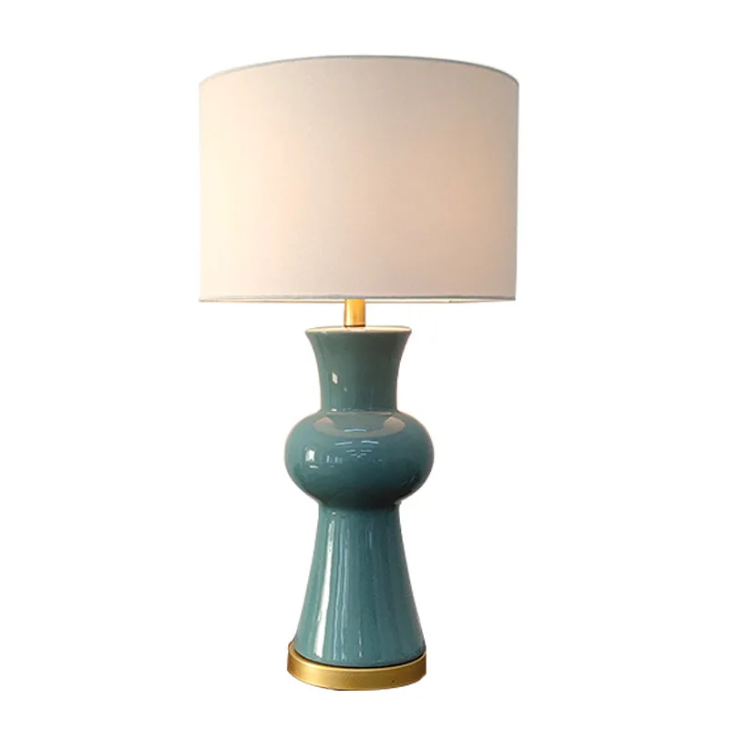 Home decorative chinese porcelain vase table lamp for Home Hotel Bedside Lamp