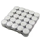Custom logo paraffin wedding tealight candle wax for party