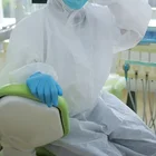 Clothes For Coverall Disposable Suitable Size Disposable Protective Coverall Clothes For Self-protection