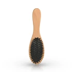 High quality boar bristle mix nylon hairbrush massage scalp for hair growth