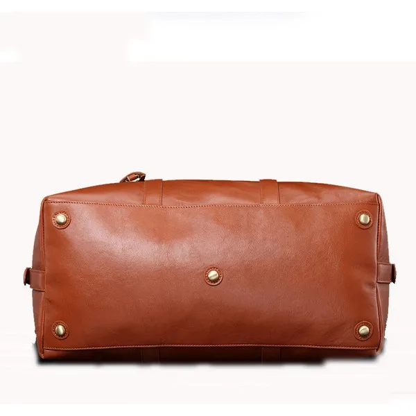 Pu leather Men's Duffel Gym Sports Travel Weekend Duffle Bag