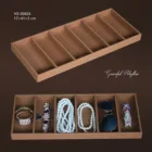 Wardrobe accessory organizer tray pull out sliding jewelry box in cabinet