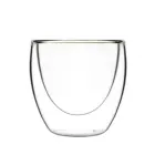 Durable Using reusable fashion eco espresso double glass coffee cup