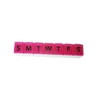 hot sale 7 days abs pp plastic pill organizer box for travel
