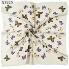 Customized Hand-made Printing 100% silk scarf for women