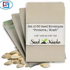 High Quality Seed Package Kraft Paper Bags Mini Coin Packets Envelopes for Home and Garden Use
