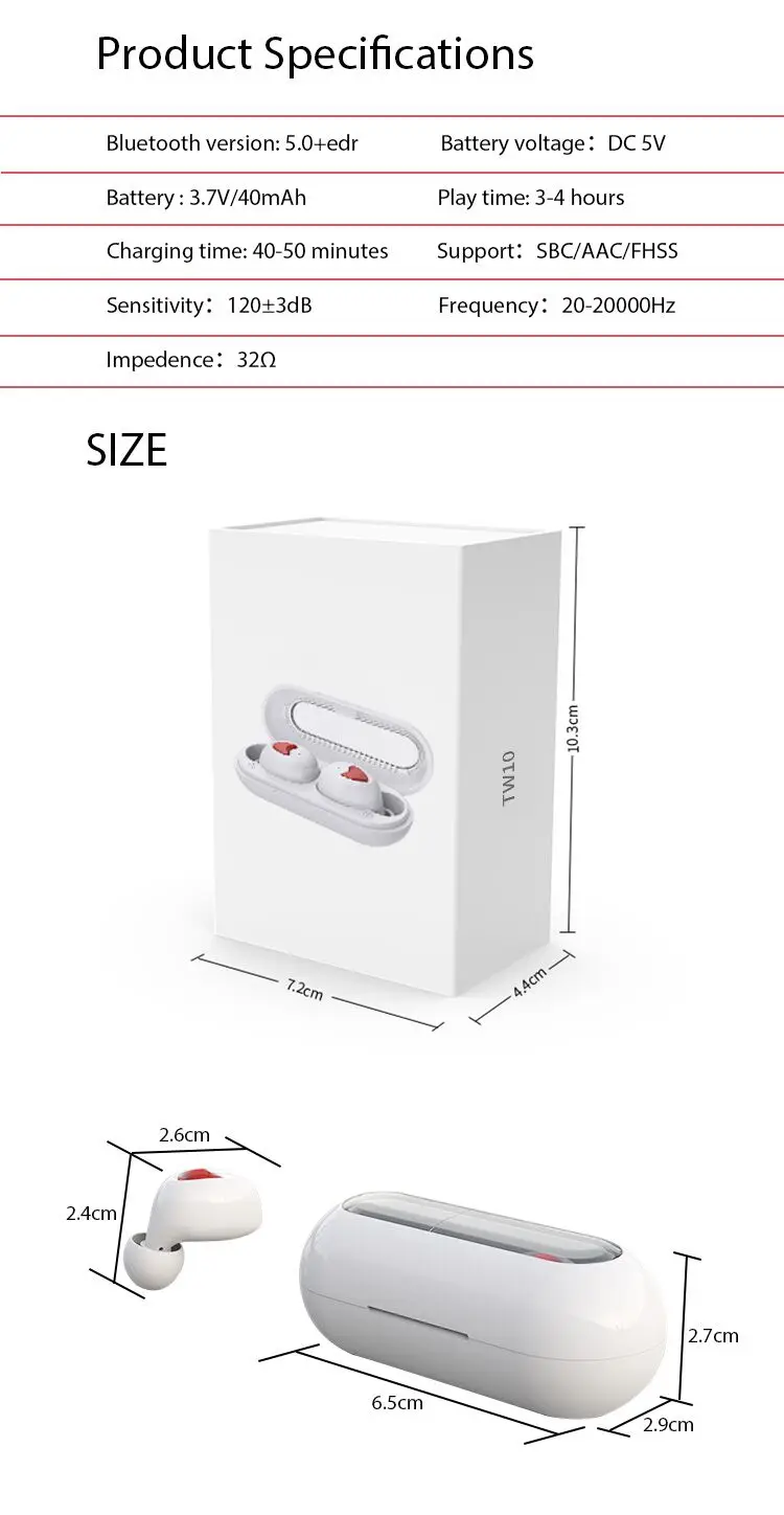 Enle high quality waterproof noise canceling mini in-ear tws wireless stereo bluetooth earphone earbud With mic headphone - ANKUX.COM
