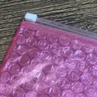 Recycle Plastic Bag Bag Wholesale Recycle Waterproof Pvc Bubble Plastic Bag With Zipper For Cosmetic