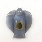 Wholesale agate geode angel statue natural agate geode crystal angel figurine for healing