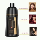 Yafeila 5 Mins Instant Permanent Black Dye Hair/Salon Professional Health Hair Color Dye Shampoo