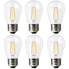 BRIMAX 25 パック高品質ライト E27/E26/B22 E14 ヴィンテージランプ 2 ワット調光 led フィラメント電球