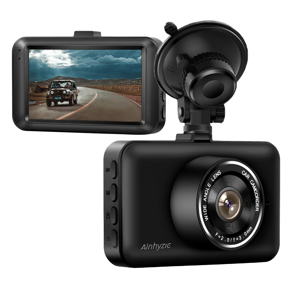 Dash Cam,Car DVR Dashboard Camera Recorder 3.0/” LCD Screen Car Camera 1080P FHD DVR Car Driving Recorder with 140/° Wide Angle,G-Sensor,WDR,Parking Monitor,Loop Recording,Motion Detection,Night Light CAMAKT
