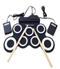 Factory Wholesale Musical Digital Drum Silicone Study Playing Sound Recorder Roll up Drum for Children and Adult