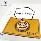 Jeans Custom Embossed Printed 3D Metal Brand Logo PU Leather Labels Patches For Jeans