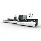 Metal steel fiber laser cutting mahcine and end notching machine